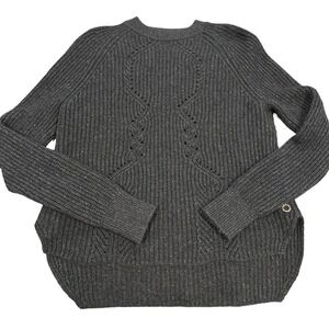 Maison de Papillon Knit Sweater  Small Wool Cashmere Crew Neck Pullover‎